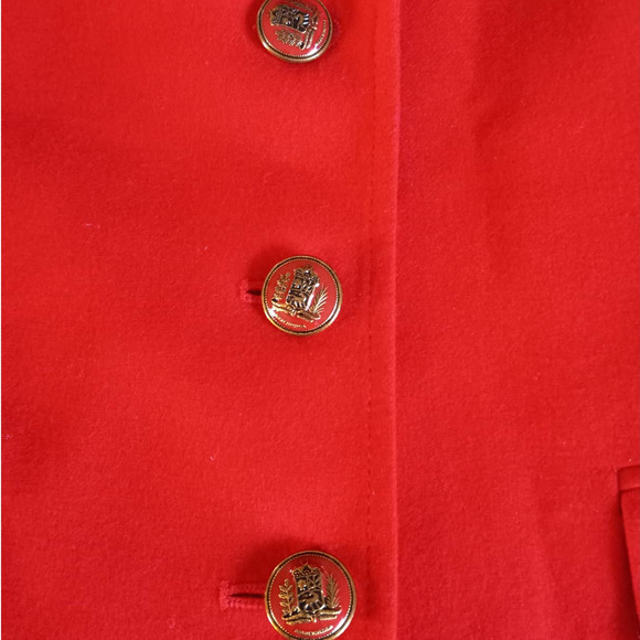 Pendleton | Vintage Red 100% Virgin Wool Blazer Jacket - Picture 6 of 8